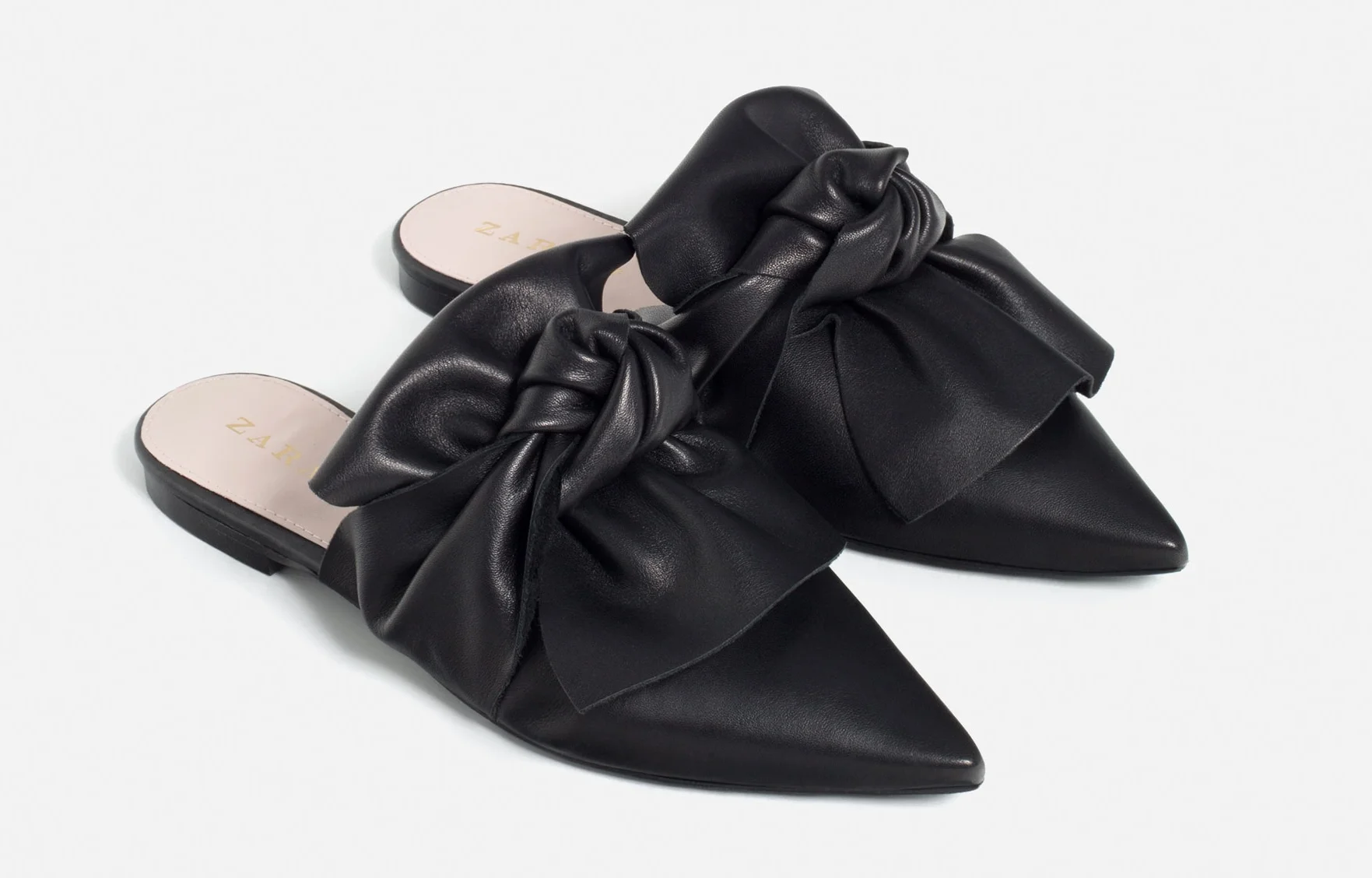 Black slides with bow deals